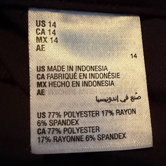 INC International Concepts Black High Waist Shorts - Picture 12 of 12